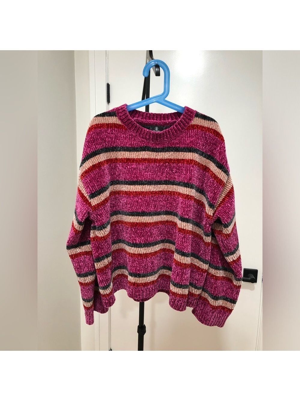 707. Volcom Multicolor Striped Knit Top